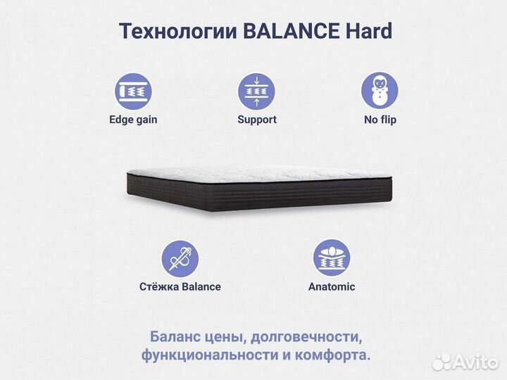 Матрас ортопедический Balance Hard