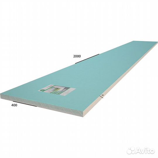 Откос оконный утеплённый 2000х400х24мм сэндвич XPS