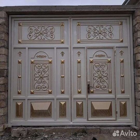 Кованые ворота перила