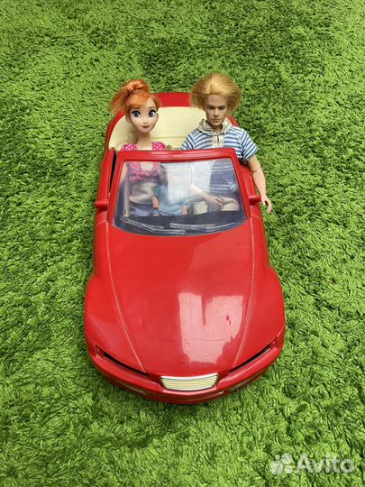 Куклы, набор кукол, машина для кукол, семья кукол