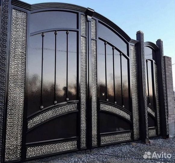 Ворота кованые