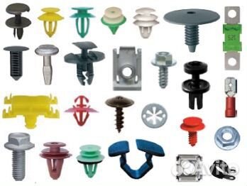 Клипсы, пистоны на все виды автомобилей