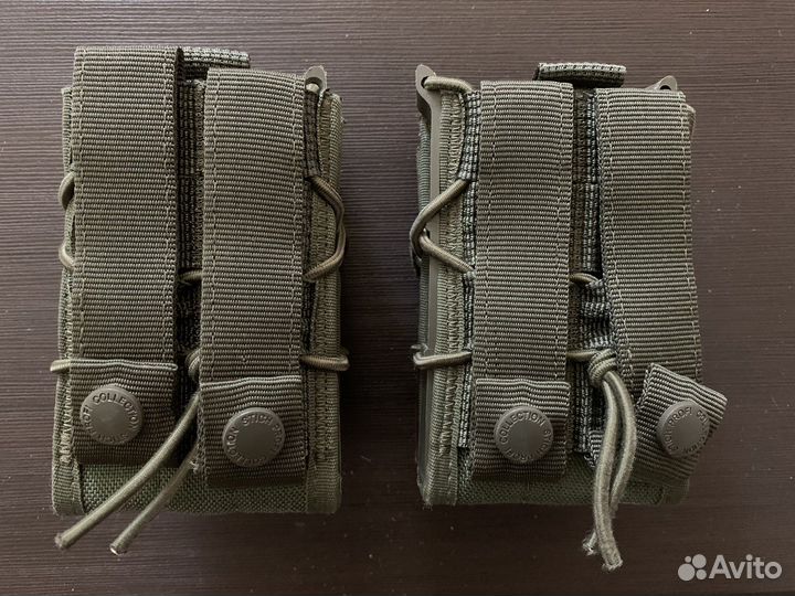 Подсумки Фаст Двойные для м-на ак, Олива, 2 шт