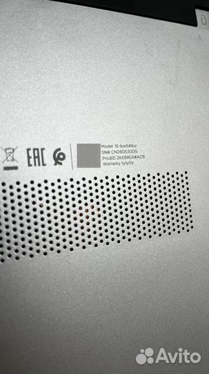 Ноутбук hp