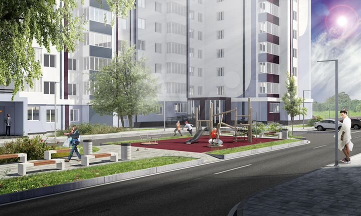 3-к. квартира, 85,2 м², 1/17 эт.