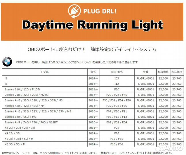 Контроллер ходовых огней BMW F