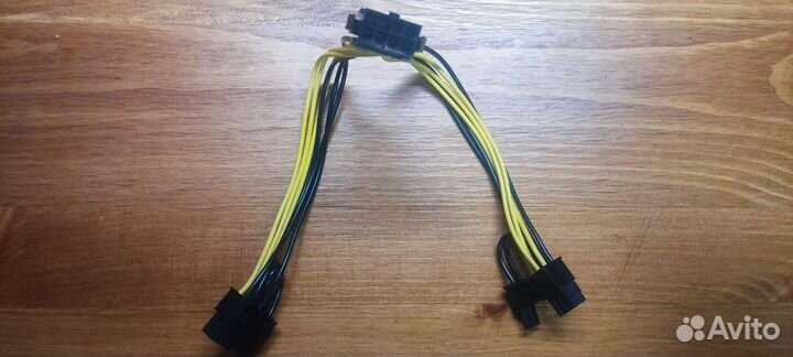 Разветвитель питания видеокарты 8pin на 2шт 6+2pin