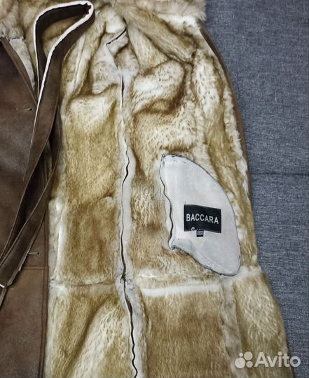 Дубленка женская зимняя 44