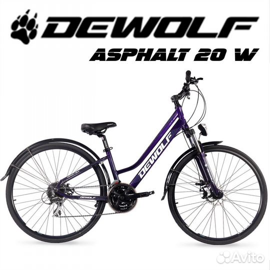 Велосипед DeWolf Asphalt 20 W, 28, 2022 (Рама: 16