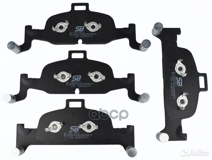 Колодки тормозные bp33012 SB Nagamochi