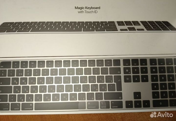 Рус клавиатура Magic Keyboard Black Touch ID