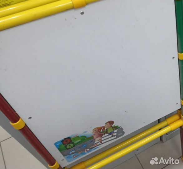 Доска магнитная мольберт для рисования с магнитами
