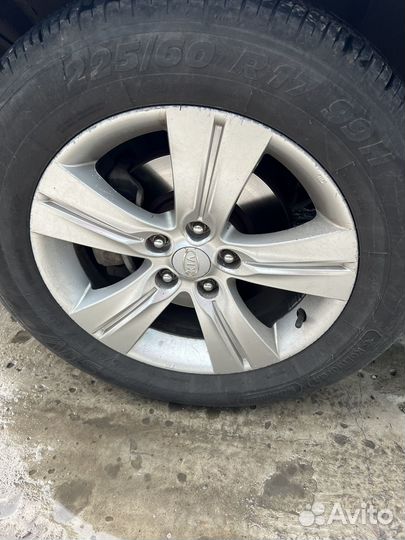 Литые диски r 17 kia sportage3 оригинал