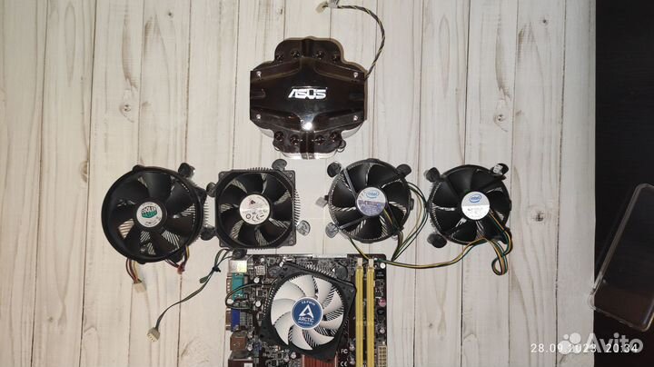 Куллеры процессор 775 Asus v60 трубки и другие