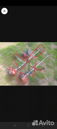 Триммера бензиновые на запчасти