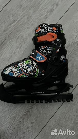 Коньки детские раздвижные 26-31