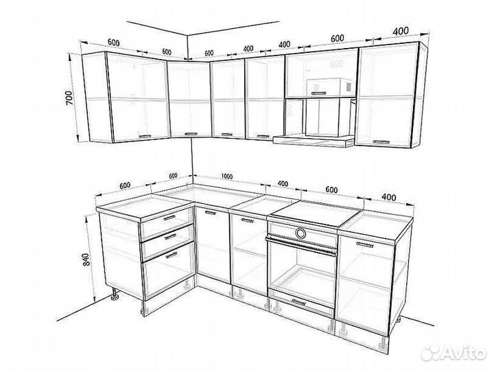Гарнитур 1200*2400