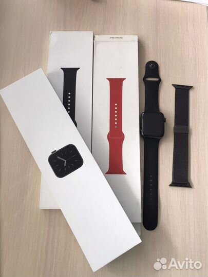 Часы Apple watch 6 44 mm stainless steel