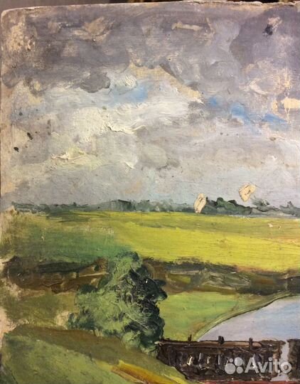 Картина маслом. Коломенское. 1933 г. Судаков П.Ф