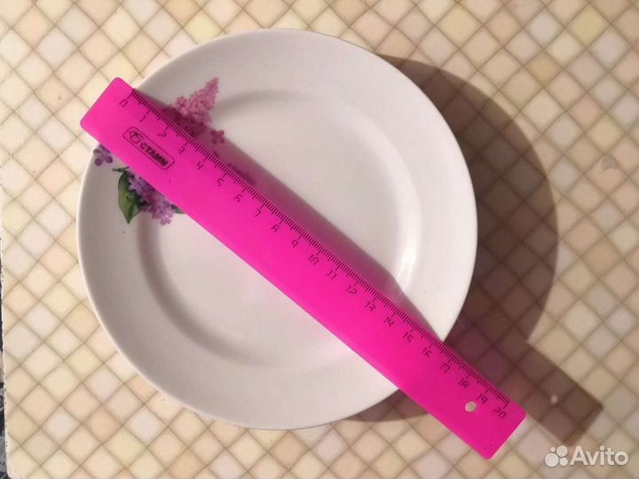 Тарелки сирень 3 шт Добрушский фз Добруш