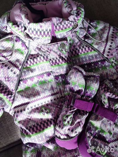 Зимний комбинезон для девочки 92