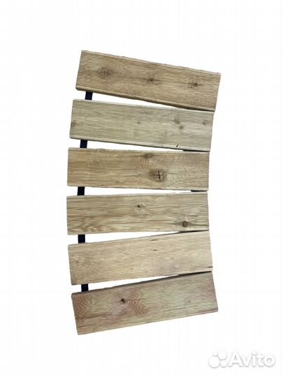 Дорожка деревянная садовая из лиственницы