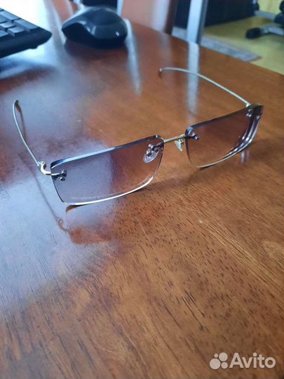Новая мужская оправа Giorgio Armani. Линзы -2.0
