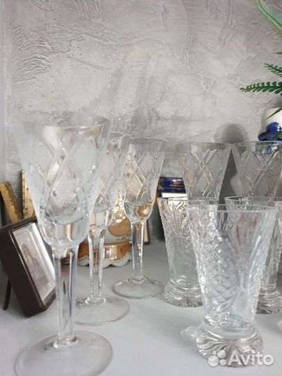 Миниатюрные шкатулочки, изящные рюмочки