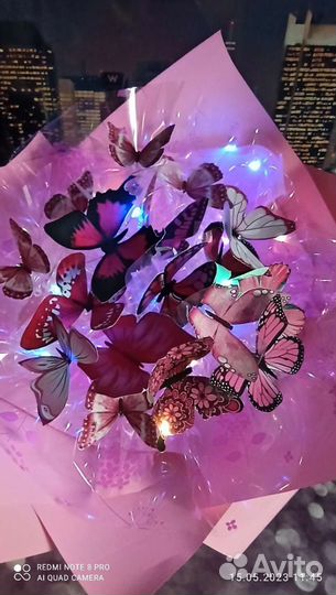 Букет из бабочек