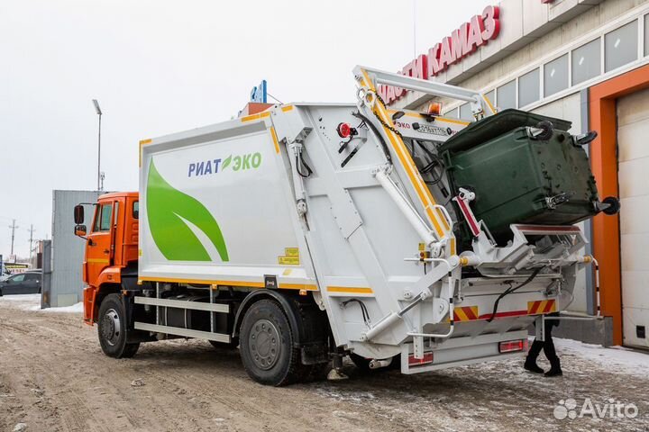 Мусоровоз риат эко камаз 53605 16 м3