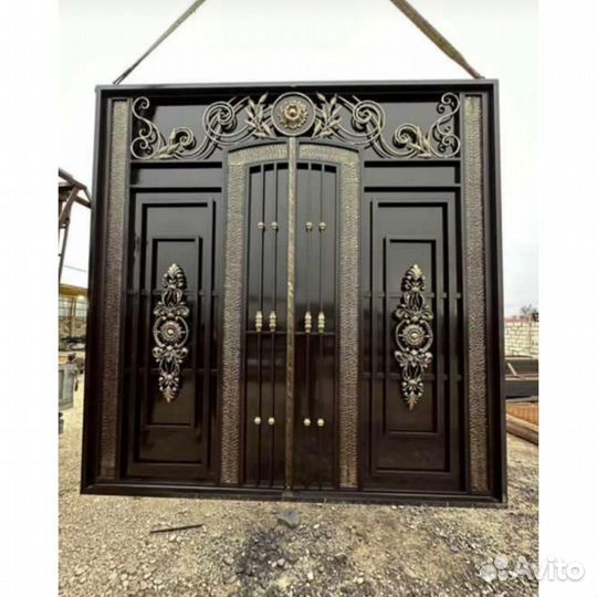 Кованые ворота под ключ с установкой g-3618