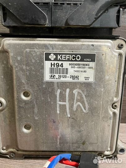 Блок управления двигателем Хендай Элантра HD 1,6