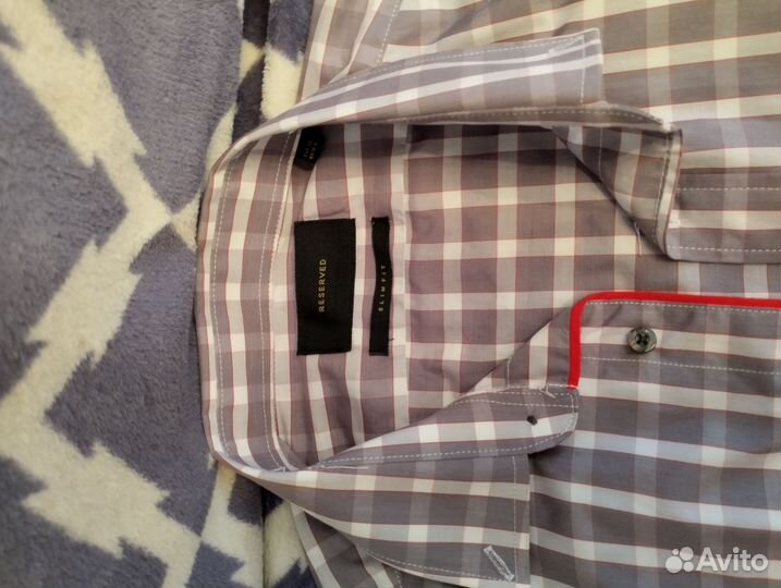 Рубашка на подростка в клетку