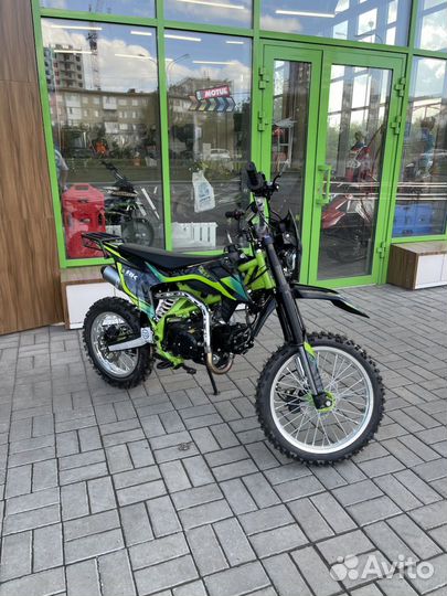 Питбайк Racer TRX125 E, Синий