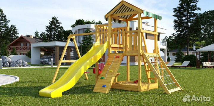 Детская игровая спортивная площадка Мастер 2 Plus