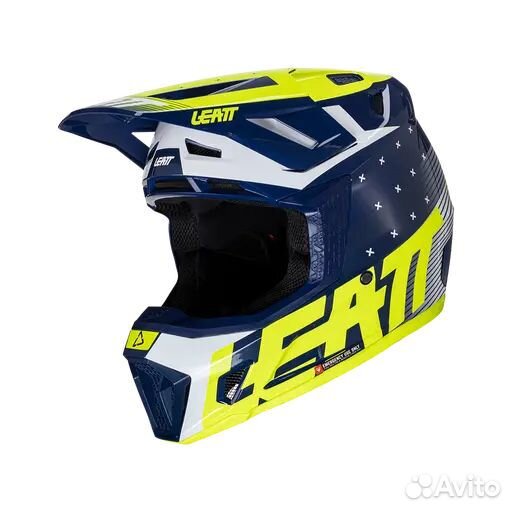 Мотошлем Leatt Moto 7.5 Helmet Kit (Blue, XS, 202