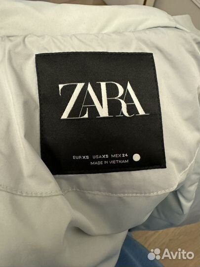 Пуховик женский zara xs новый