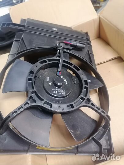 Вентилятор охлаждения радиатора chevrolet aveo