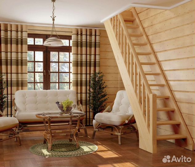 Лестница на второй этаж