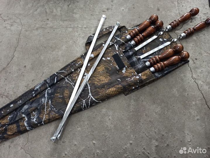 Набор шампуров в чехле (6 шт.)