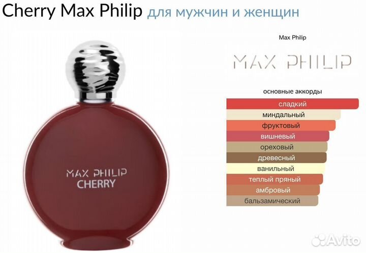 Max Philip Cherry духи оригинал распив 5мл