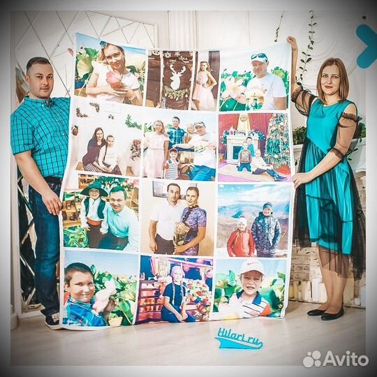 Фотоплед из 100 флиса