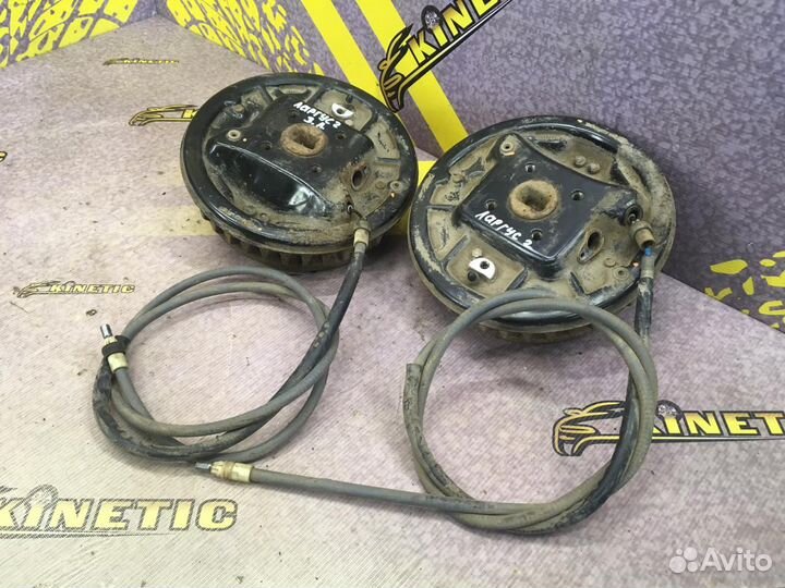 Механизм Щит стояночного тормоза Барабан Ларгус