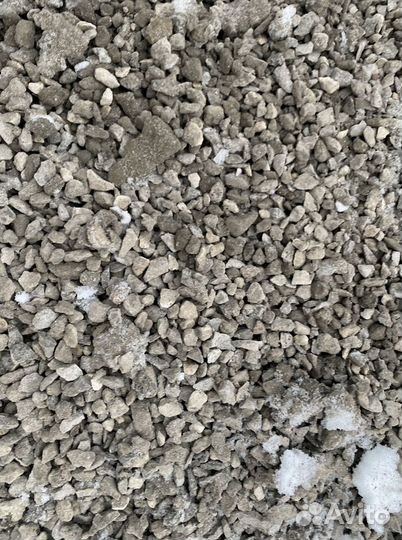 Щебень, Песок