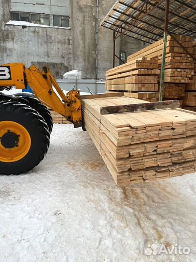 Доска обрезная 40х100х6000мм 1 сорт ГОСТ