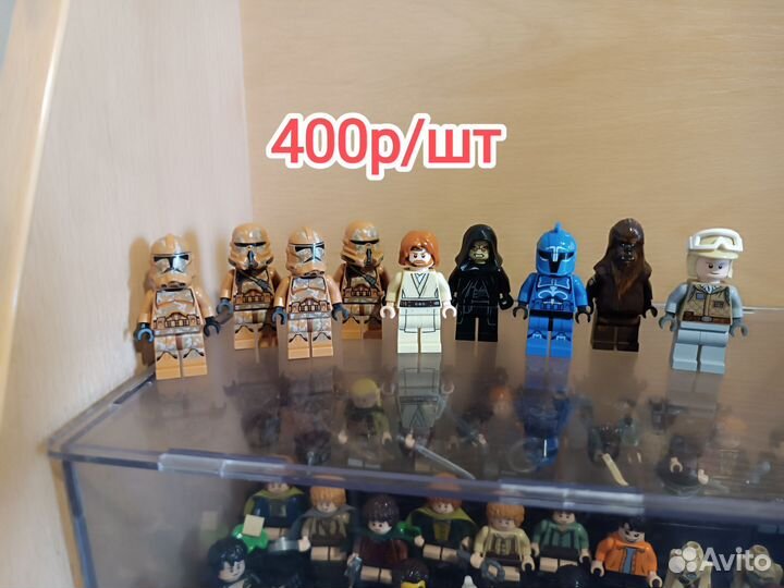 Lego star wars и super heroes минифигурки