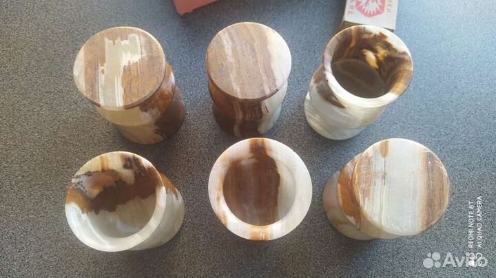 Наборы рюмок из оникса новый