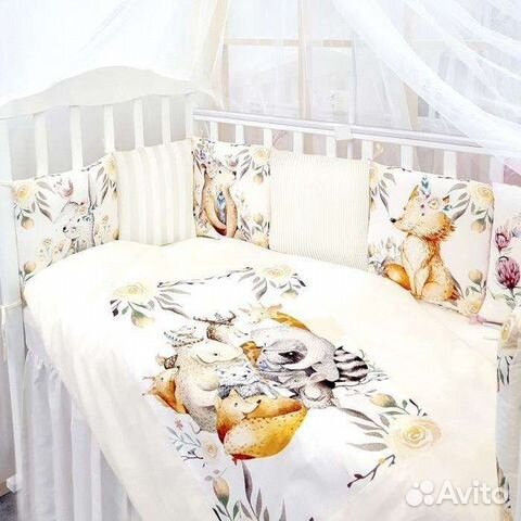 Детское постельное белье в детскую кроватку