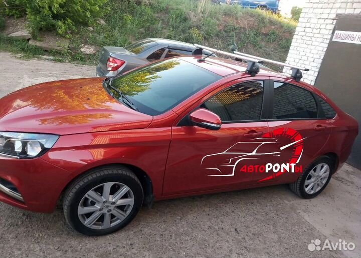 Багажник на крышу LADA Vesta модельный аэро