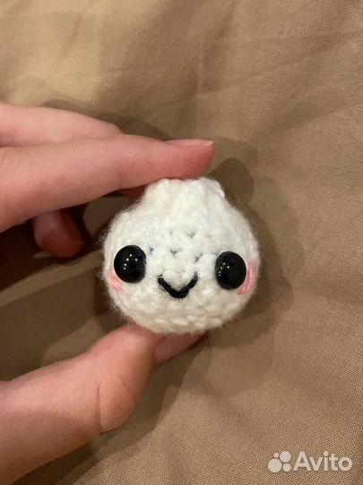 Вязаная игрушка хинкали